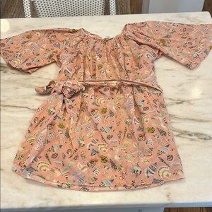 Marysia Swim Pink Feather Print Dress